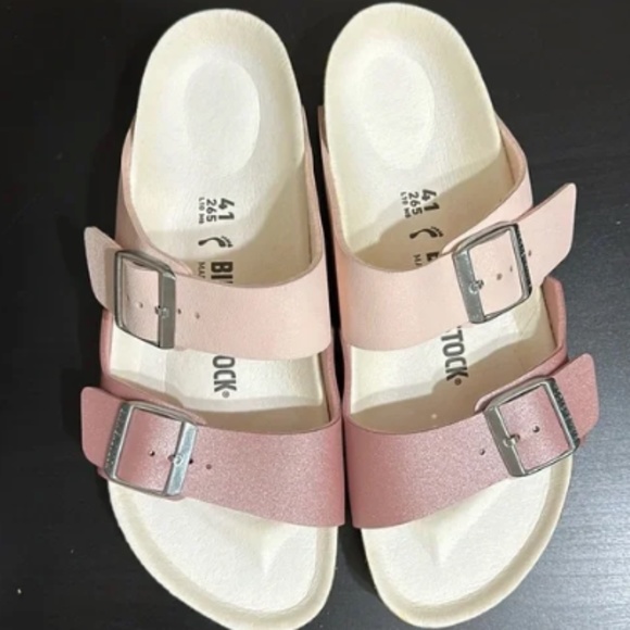 Birkenstock Shoes - Birkenstock Women's Arizona Split 'Rose White' Sandal size 41